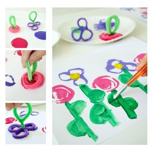 Pipe Cleaner Stamps